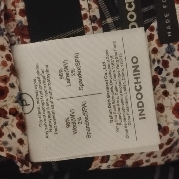 Indochina Custom Made Navy Blue Men's Women's Window Pane Suit New 3 Pc. 38S? - Picture 5 of 13